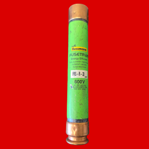 Bussmann Fusetron Time Delay, 30Amp Fuse, FRS-R-30