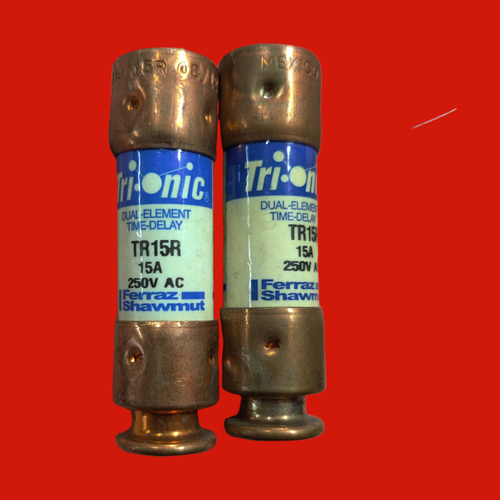 Ferraz Shawmut TR15R Dual Element Time Delay Fuse, (Pack of 2) Ferraz Shawmut TR15R Dual Element Time Delay Fuse, (Pack of 2)