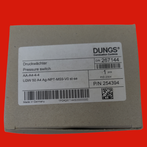 Dungs AA-A4-4-4 (267144) Pressure Switch - 2“ to 20“ W.C