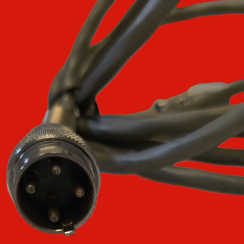  Waukee 8Ft. Cable w/Amphenol Male to Male, 4 Pin Connector for Flo Scope
