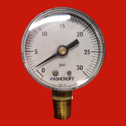 Ashcroft Pressure Gauge 0-30 psi, 595-04