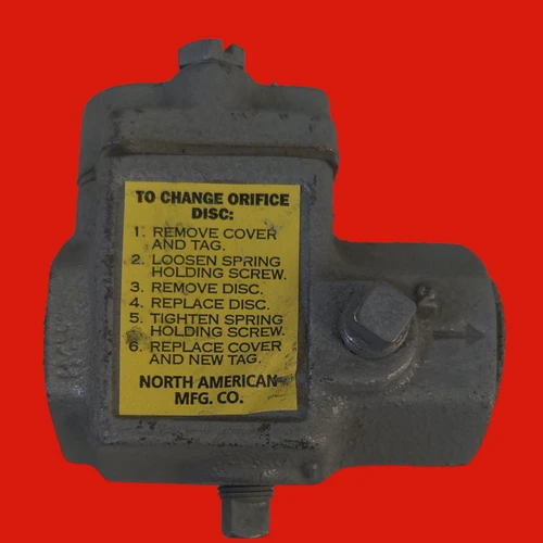 North American Manufacturing Co. 8697-01 1/2" Orifice Meter Assembly
