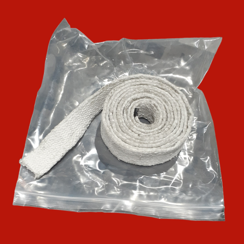 Osward 2" x 1/8" Ceramic Fiber Flat Seal, 12 Ft
