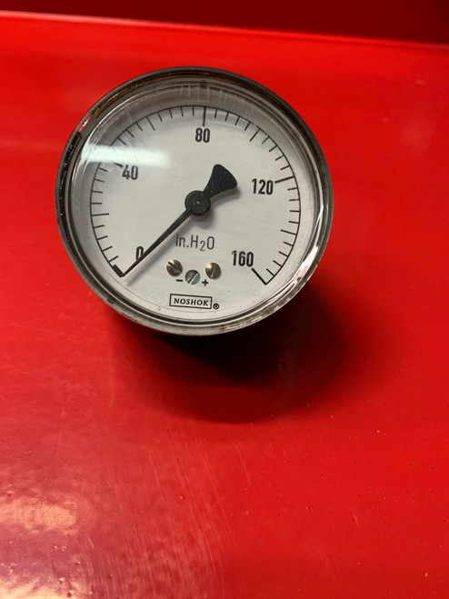 NOSHOK 25-224-160OZ/IN PRESSURE GAUGE 2-1/2", 1/4"NPT, 0-160OZ/IN