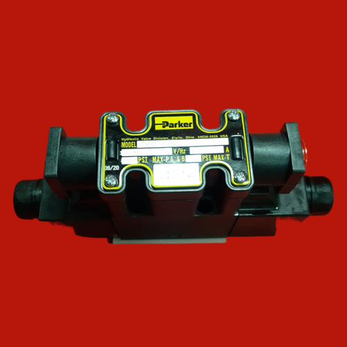 Parker D1VW004CNYC Directional Control Valve, Double Solenoid, 3 Position, Sprin