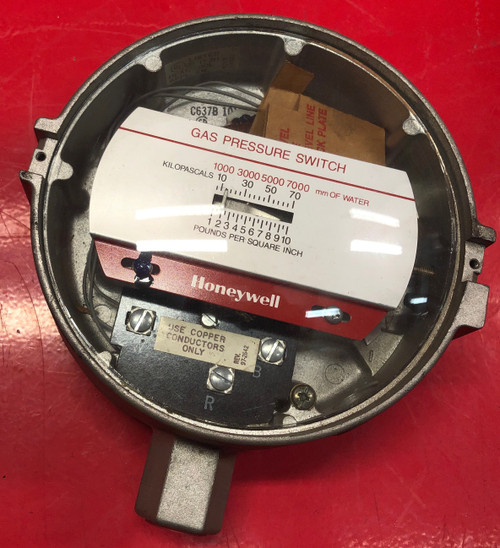 Honeywell C637B 1010 Gas/Air Pressure Switch