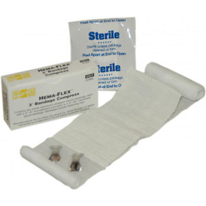 Hema-Flex Bandage Compress 3" First Aid Supplies