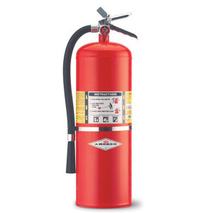 Amerex 20 lb ABC Extinguisher w Aluminum Valve & Wall Hook
