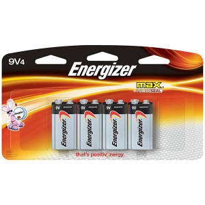 Energizer Max Alkaline 9V Batteries