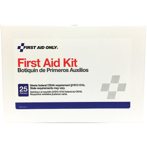 25-Person First Aid Kit w Hangers