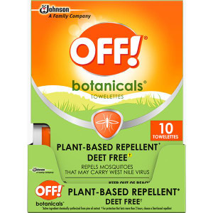 SC Johnson OFF! Botanicals Insect Repellent Towelettes