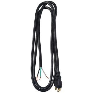 Southwire Replacement SJTW Power Supply Cord 6' Black