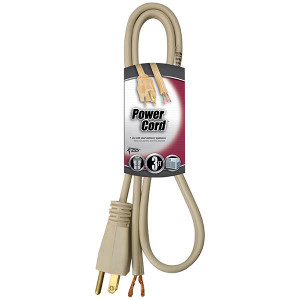 Southwire Replacement SPT-3 Power Supply Cord 3' Beige