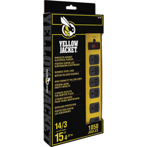 Southwire Yellow Jacket 6-Outlet Metal Surge Protector