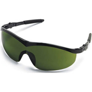 Black Frame Green Filter Shade 3.0 Lens Safety Eyewear