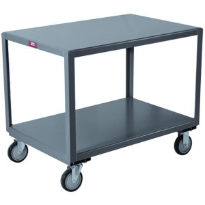 Jamco Heavy-Duty Mobile Table 60"L x 30"H x 30"W Gray