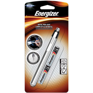 Energizer 2AAA Metal LED Penlight - Silver