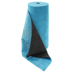 FyterTech Spilfyter Railroad Sorbent Mat Inside Tracks 58" x 80' Blue