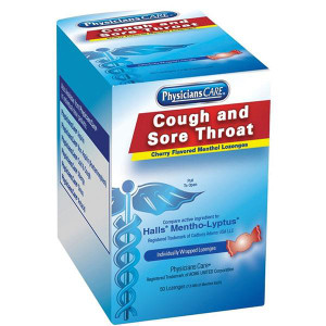 Cherry Menthol Cough Drops First Aid Supplies