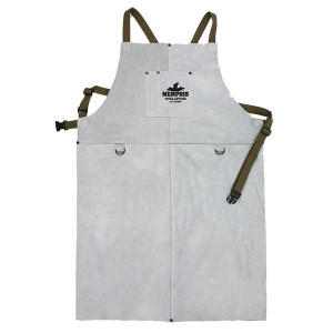 MCR Safety Leather Welding Apron 24" x 36" Gray Protective Gloves