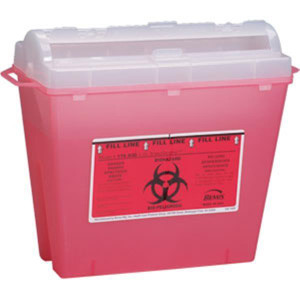 Sharps Container 5 qt First Aid Supplies