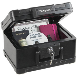 Honeywell UL 30-Minute Fire Document Chest - Black
