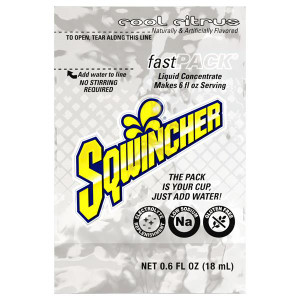 Sqwincher FastPack Single Serve Cool Citrus Drink Mix Packs