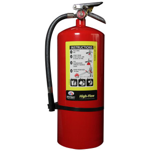 Badger Extra High-Flow 20 lb ABC Fire Extinguisher w Wall Hook