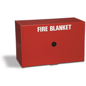 JL Industries Fire Blanket Cabinet (Empty) - Red