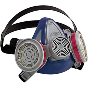 MSA Advantage 200 LS Half-Mask Respirator 2-Piece Neckstrap Small Respiratory Protection