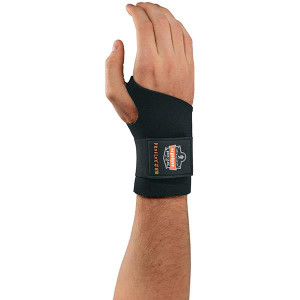 Ergodyne ProFlex 670 Ambidextrous Single Strap Wrist Support X-Large Black