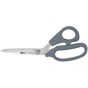 Clauss Ultraflex Titanium Bonded Bent Shears 8" Gray
