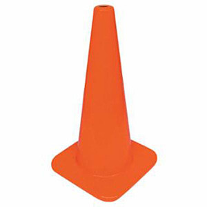 Cortina W Series Traffic Cone 18" Fluorescent Orange Safety Cones
