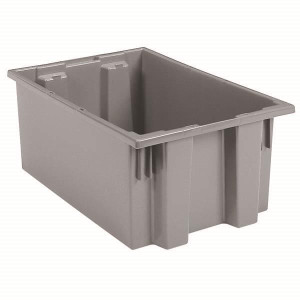 Akro-Mils Nest & Stack Tote Gray (YAM)