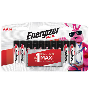 Energizer Max Alkaline AA Batteries (6EN)