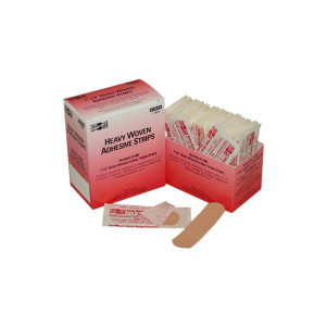 Heavy Woven Fabric Adhesive Strips 1" x 3" First Aid Supplies