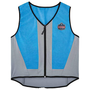 Ergodyne Chill-Its 6667 Wet Evaporative Cooling Vest Medium Blue