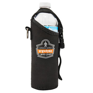 Ergodyne Squids 3755 Can Bottle Holder & Trap - Black