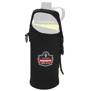 Ergodyne Squids 3775L Water Bottle Holder & Trap - Black