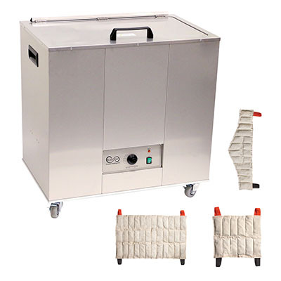 Relief Pak Relief Pak Heating Unit, 24-Pack Capacity, Mobile with (6) Standard, (6) Neck, (6) Oversize Packs, 220V