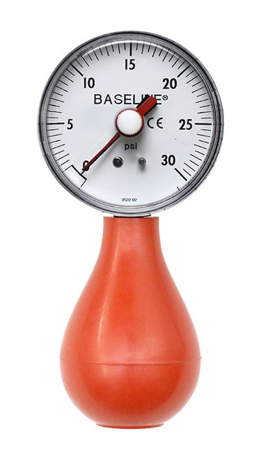 Baseline Baseline Dynamometer - Pneumatic Squeeze Bulb - 30 PSI Capacity, with reset