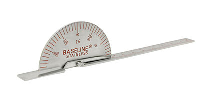 Baseline Baseline Finger Goniometer - Metal - Deluxe - 6 inch, 25-pack