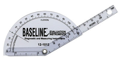 Baseline Baseline Plastic Goniometer - Finger - Flexion to Hyper-Extension
