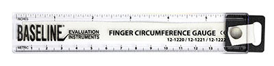 Baseline Baseline Finger Circumference Gauge, 6 inch Maximum