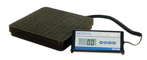 Detecto Detecto Floor Scale, DR400C Digital with Remote Indicator, 400 lb / 175 kg