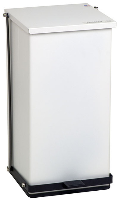 Detecto Detecto, Step-On Can, 100 Qt, White