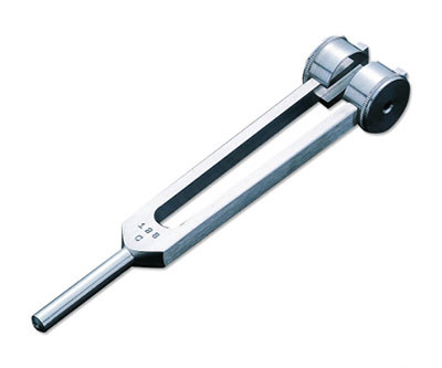 ADC ADC Tuning Fork 128 hz, Satin aluminum