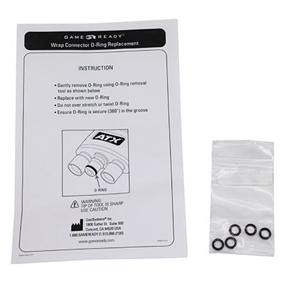 Game Ready Game Ready GRPro 2.1 Accessory - Wrap Replacement O-Rings (Includes 5 O-Rings)