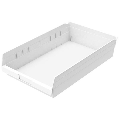 Akro-Mils Shelf Bins White