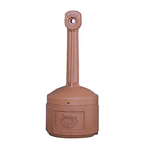 Justrite Smokers' Cease-Fire Cigarette Butt Receptacle Terra Cotta